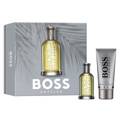 Lahjasetti Hugo Boss Boss Bottled miehille: EDT 50 ml + vartalovoide 100 ml hinta ja tiedot | Miesten hajuvedet | hobbyhall.fi