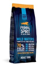 Primal Spirit märkäruoka aikuisille koirille Wild Waters 12kg hinta ja tiedot | PRIMAL SPIRIT Lemmikit | hobbyhall.fi