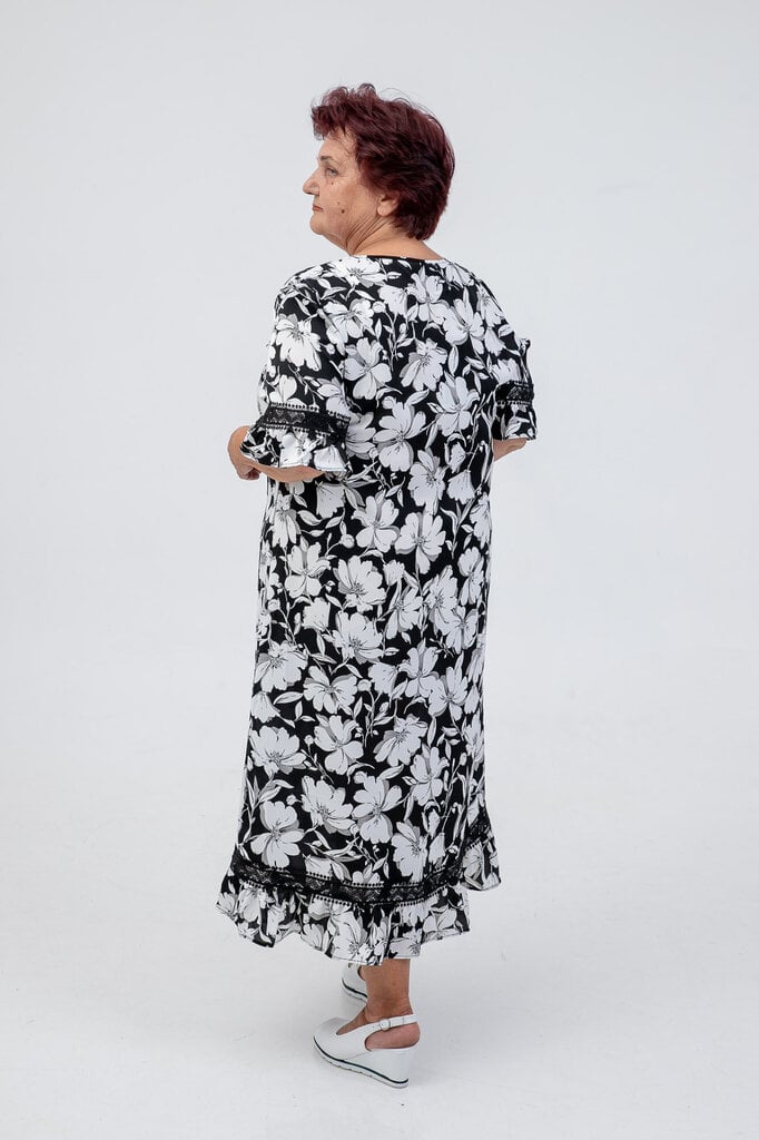 Natalia mekko, mustavalkoinen hinta ja tiedot | Mekot | hobbyhall.fi