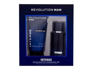 Revolution Man Intense -lahjapakkaus miehille: EDT, 100 ml + suihkugeeli, 150 ml hinta ja tiedot | Miesten hajuvedet | hobbyhall.fi