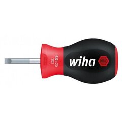 Ruuvimeisseli Wiha SoftFinish® short Stubby (4,0 x 25 x 0,8 mm) hinta ja tiedot | Käsityökalut | hobbyhall.fi