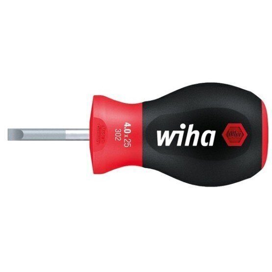 Ruuvimeisseli Wiha SoftFinish® short Stubby (8 x 25 mm) hinta ja tiedot | Käsityökalut | hobbyhall.fi