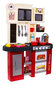 Lelukeittiö, jossa jääkaappi 84 x 63 x 35 cm, punainen hinta ja tiedot | Tyttöjen lelut | hobbyhall.fi