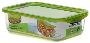 Suorakulmainen, ilmatiivis laatikko kannella KEEP'N BOX, 0,37 L hinta ja tiedot | Elintarvikkeiden säilytysastiat | hobbyhall.fi