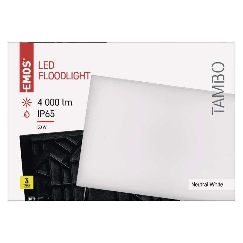 LED valonheitin TAMBO 50W(430W) 4000 lm NW hinta ja tiedot | Puutarha- ja ulkovalot | hobbyhall.fi