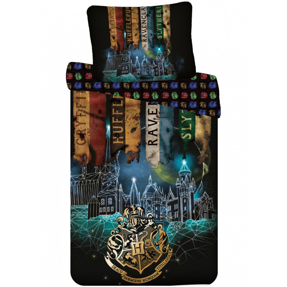 Vuodevaatesetti Harry Potter 140 x 200 cm, 70 x 90 cm hinta ja tiedot | Vuodevaatteet lapsille | hobbyhall.fi