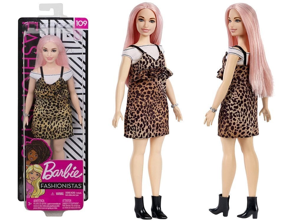 Barbie - Fashionista-nukke vaaleanpunaisilla hiuksilla hinta ja tiedot | Tyttöjen lelut | hobbyhall.fi