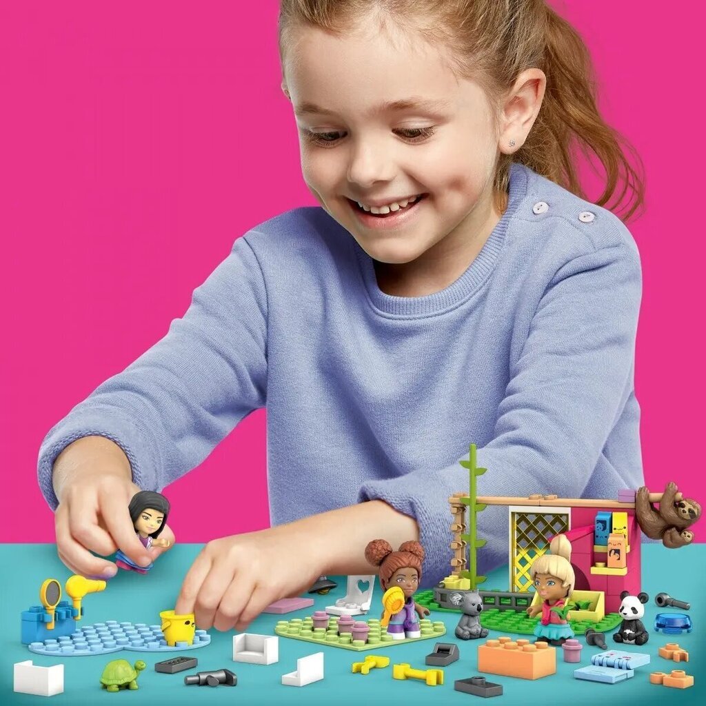 Mega Construx Barbie Salon lemmikkieläinten lohkot hinta ja tiedot | LEGOT ja rakennuslelut | hobbyhall.fi