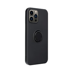 Forcell RING iPhone 14 Pro (6,1″) Silikoninen Suojakuori, Musta hinta ja tiedot | Puhelimen kuoret ja kotelot | hobbyhall.fi
