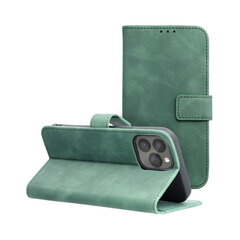 iPhone 14 Plus (6.7″) Forcell TENDER lompakkokotelo, Vihreä hinta ja tiedot | Puhelimen kuoret ja kotelot | hobbyhall.fi