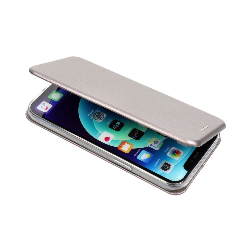 iPhone 14 Pro (6,1”) Forcell Elegance lompakkokotelo, Harmaa hinta ja tiedot | Puhelimen kuoret ja kotelot | hobbyhall.fi