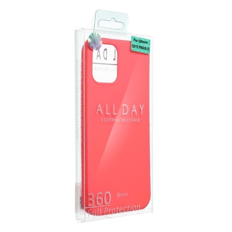 iPhone 14 Pro (6,1") Roar Colorful Jelly Suojakuori, Peach Pink hinta ja tiedot | Puhelimen kuoret ja kotelot | hobbyhall.fi