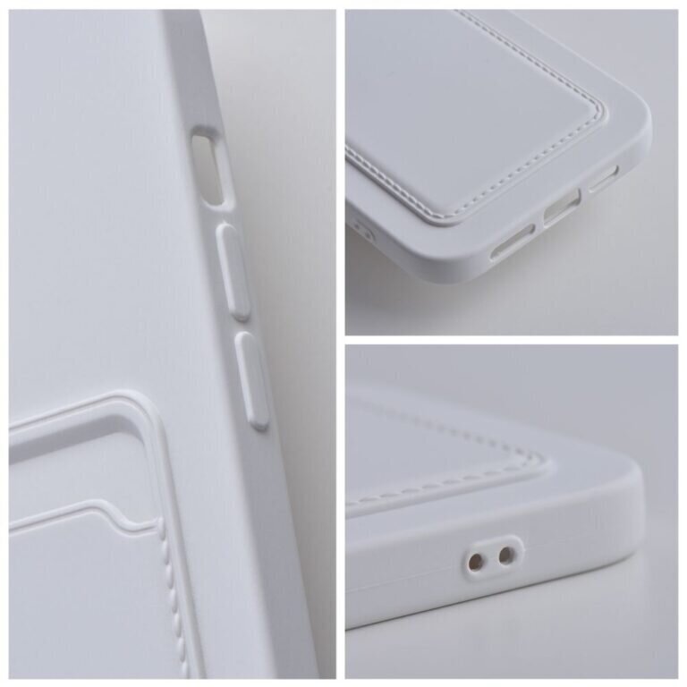 Samsung Galaxy S23 Ultra (6,8") Forcell Card suojakuori - Valkoinen hinta ja tiedot | Puhelimen kuoret ja kotelot | hobbyhall.fi