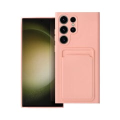 Samsung Galaxy S23 Ultra (6,8") Forcell Card suojakuori - Vaaleanpunainen hinta ja tiedot | Puhelimen kuoret ja kotelot | hobbyhall.fi