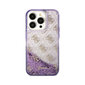 iPhone 14 Pro (6,1″) Alkuperäinen GUESS Liquid Glitter 4G -kotelo, Läpinäkyvä/Violetti hinta ja tiedot | Puhelimen kuoret ja kotelot | hobbyhall.fi