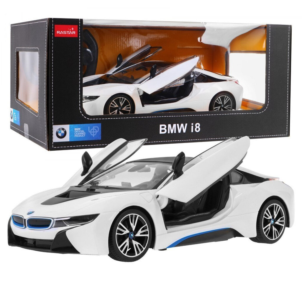 Kauko-ohjattava BMW, valkoinen hinta ja tiedot | Poikien lelut | hobbyhall.fi