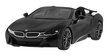 Kaukosäädin BMW I8 RASTAR, musta hinta ja tiedot | Poikien lelut | hobbyhall.fi