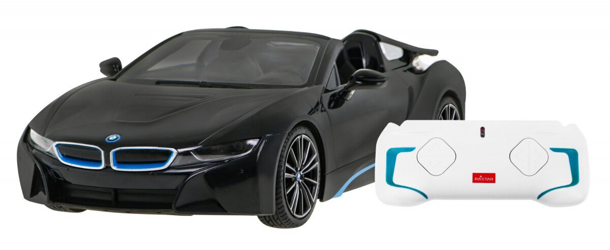 Kaukosäädin BMW I8 RASTAR, musta hinta ja tiedot | Poikien lelut | hobbyhall.fi