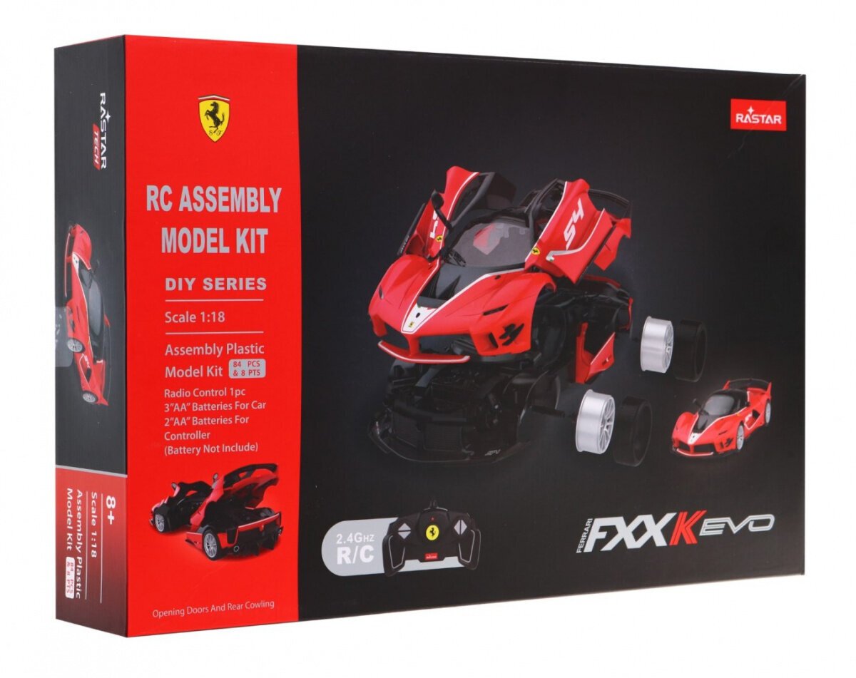 Kauko-ohjattava Ferrari FXX-K RASTAR, punainen hinta ja tiedot | Poikien lelut | hobbyhall.fi