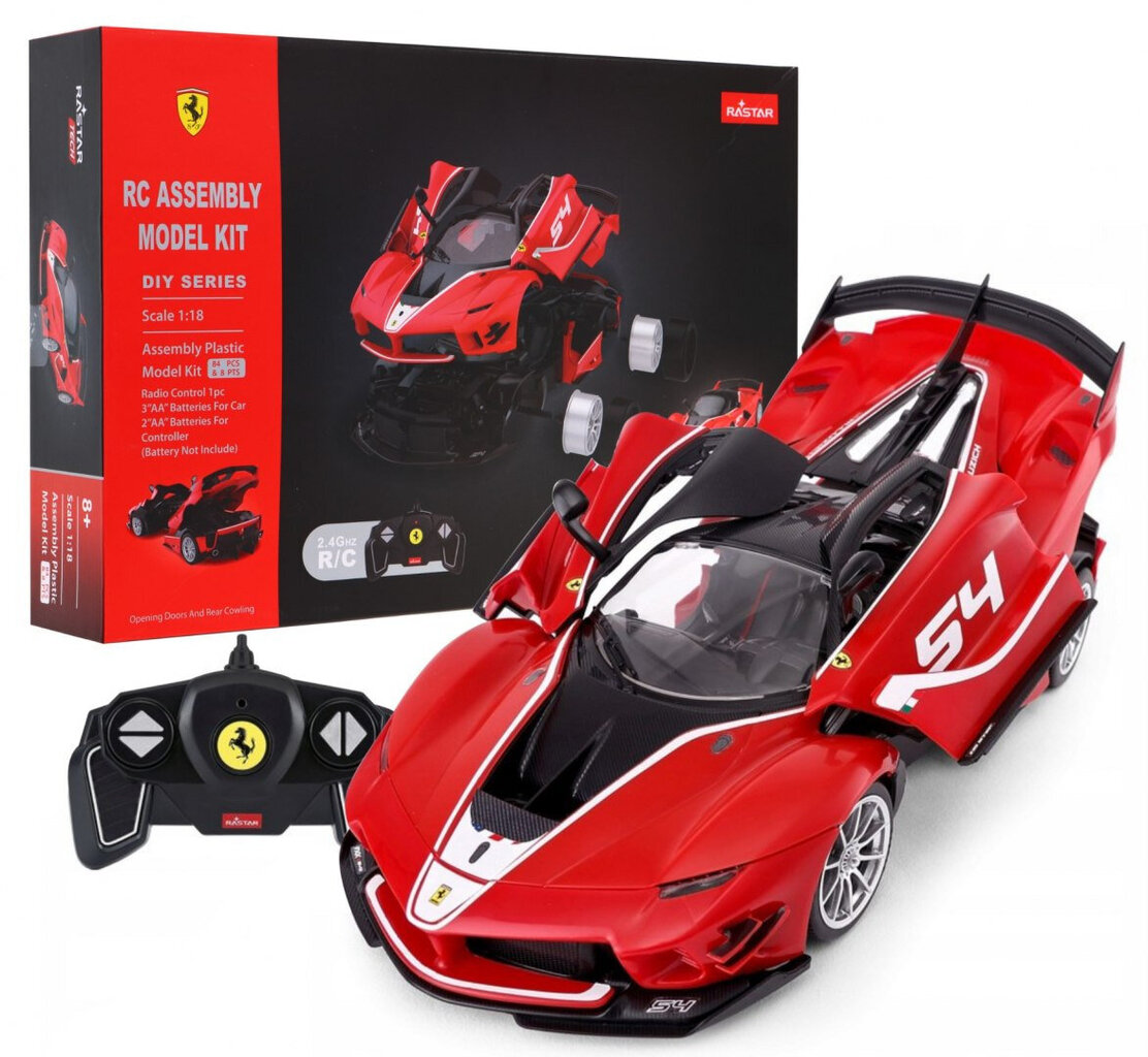 Kauko-ohjattava Ferrari FXX-K RASTAR, punainen hinta ja tiedot | Poikien lelut | hobbyhall.fi