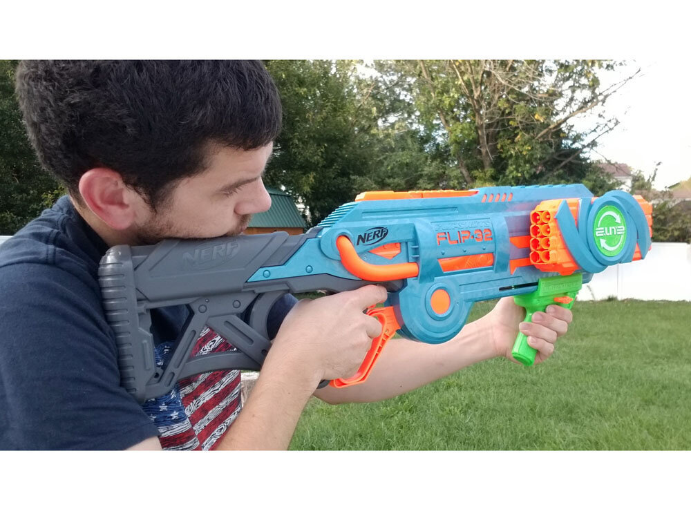 Nerf Elite 2.0 FLIP-32 suuri leluase hinta ja tiedot | Poikien lelut | hobbyhall.fi