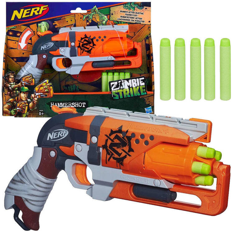 Nerf Zombie Strike Hammer -lelukivääri hinta ja tiedot | Poikien lelut | hobbyhall.fi