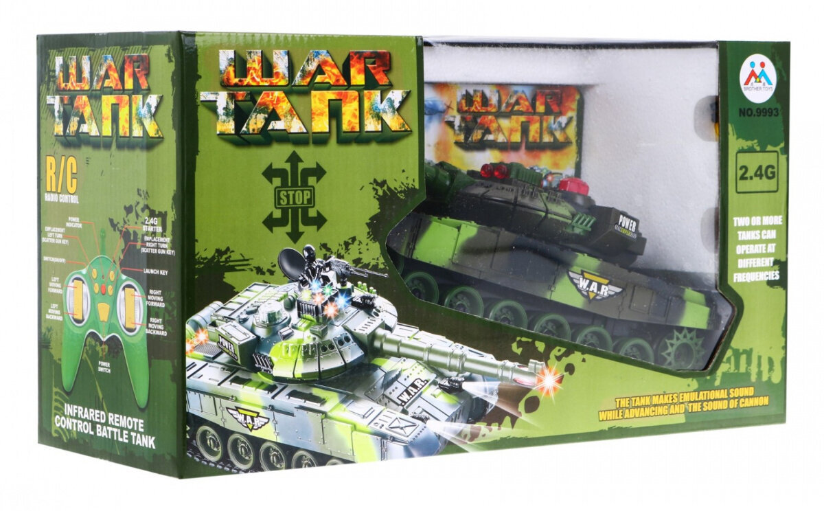 Kauko-ohjattava tankki - War Tank hinta ja tiedot | Poikien lelut | hobbyhall.fi