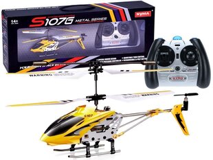 Syma S107G kauko-ohjattava helikopteri, keltainen hinta ja tiedot | Poikien lelut | hobbyhall.fi