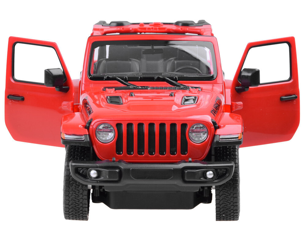 Kauko-ohjattava Jeep Wrangler Rubicon, punainen hinta ja tiedot | Poikien lelut | hobbyhall.fi