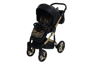 Lastenvaunut STILO Baby Fashion 3in1 Black / Gold hinta ja tiedot | Baby Fashion Lastenvaunut ja rattaat | hobbyhall.fi