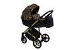 Lastenvaunut STILO Baby Fashion 3in1 Black / Gold hinta ja tiedot | Vaunut ja rattaat | hobbyhall.fi