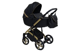 Lastenvaunut STILO Baby Fashion 3in1 Black / Gold hinta ja tiedot | Baby Fashion Lapset | hobbyhall.fi
