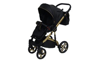 Lastenvaunut STILO Baby Fashion 3in1 Black / Gold hinta ja tiedot | Baby Fashion Lastenvaunut ja rattaat | hobbyhall.fi