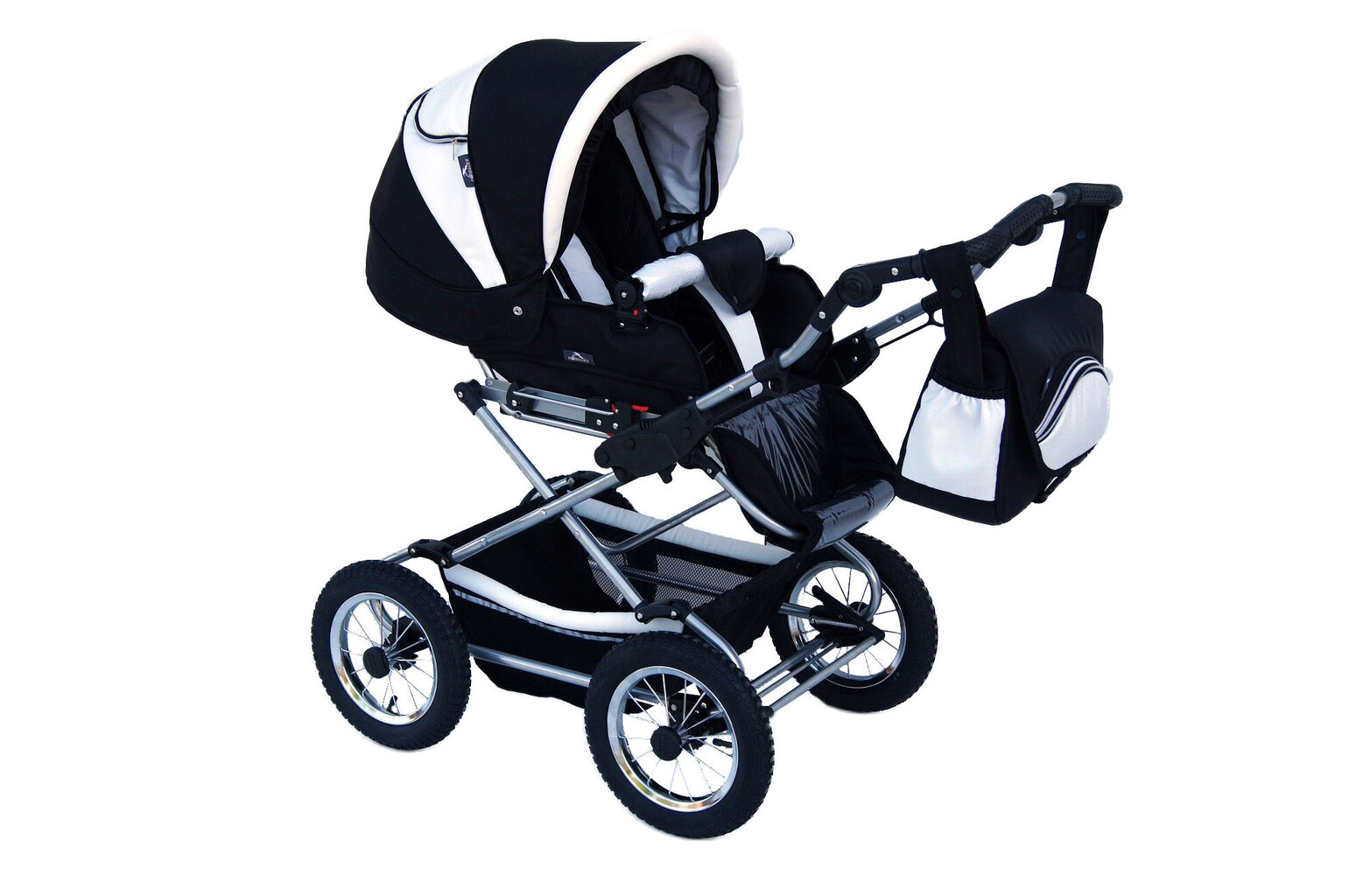 Lastenvaunut Fanari Baby Fashion 2in1 Black hinta ja tiedot | Vaunut ja rattaat | hobbyhall.fi