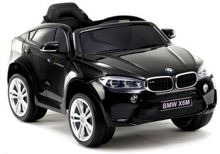 BMW X6, yksipaikkainen sähköauto lapsille, musta hinta ja tiedot | Lasten sähköautot | hobbyhall.fi