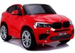 BMW X6M sähköauto lapsille, punainen hinta ja tiedot | Lasten sähköautot | hobbyhall.fi