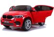 BMW X6M sähköauto lapsille, punainen hinta ja tiedot | Lasten sähköautot | hobbyhall.fi