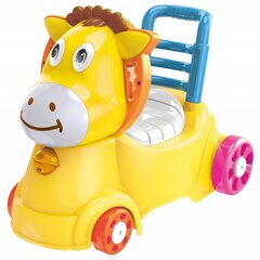 3in1 potkuauto, Woopie Baby, keltainen hinta ja tiedot | Vauvan lelut | hobbyhall.fi