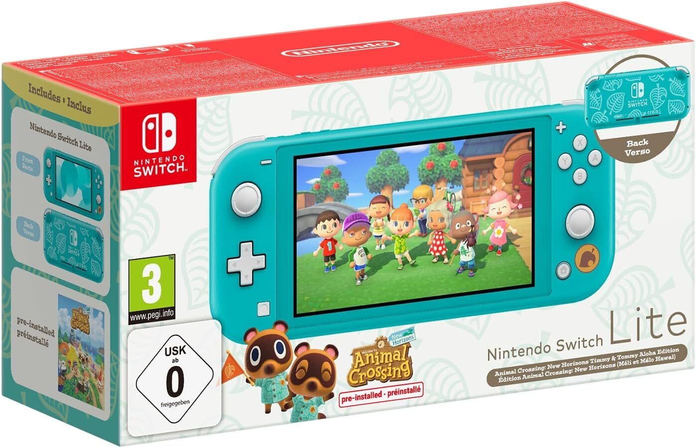 Nintendo Switch Lite (Blue) Animal Crossing hinta ja tiedot | Pelikonsolit | hobbyhall.fi