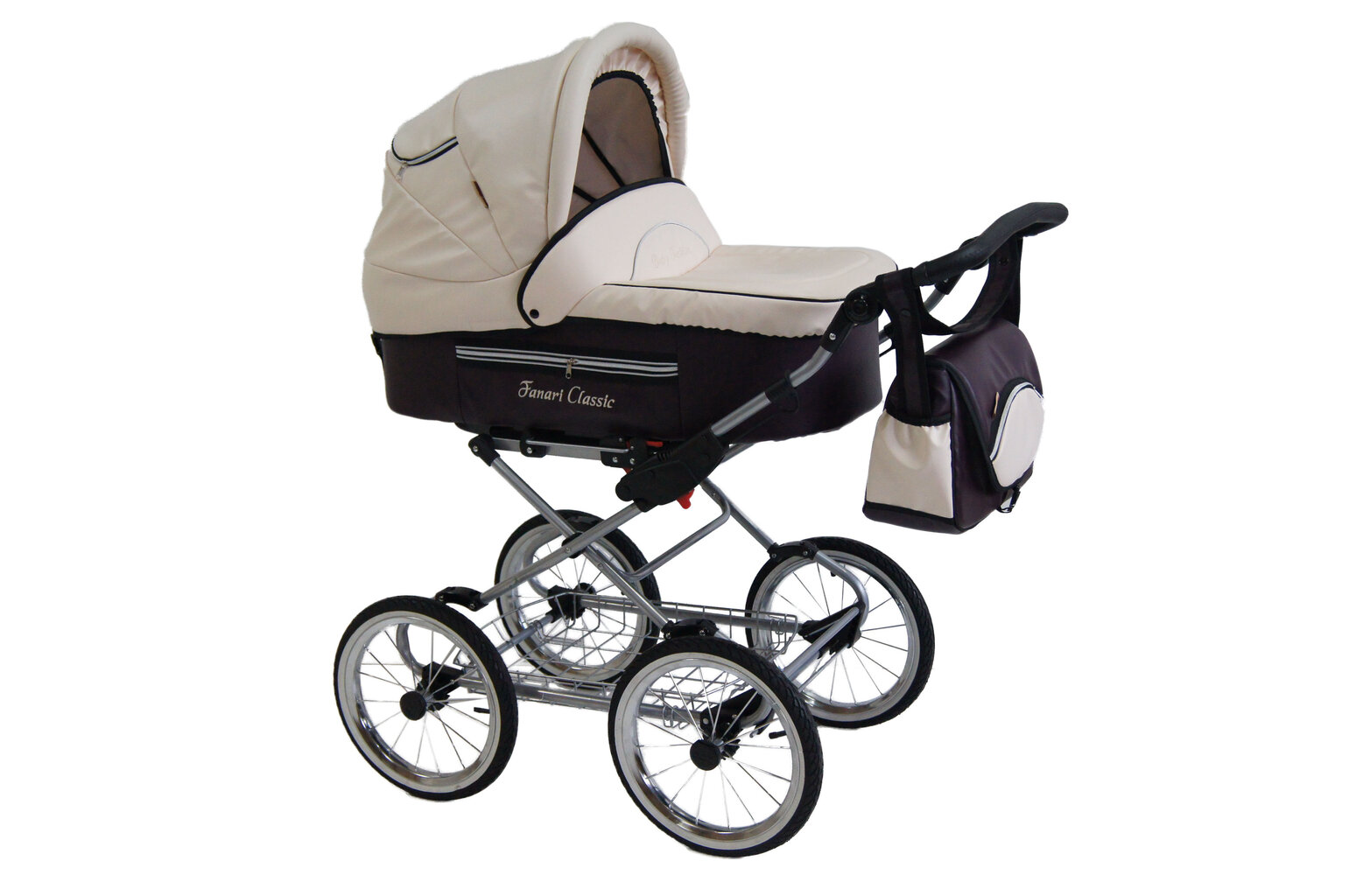 Lastenvaunut Fanari Classic Baby Fashion 2in1 Beige hinta ja tiedot | Vaunut ja rattaat | hobbyhall.fi