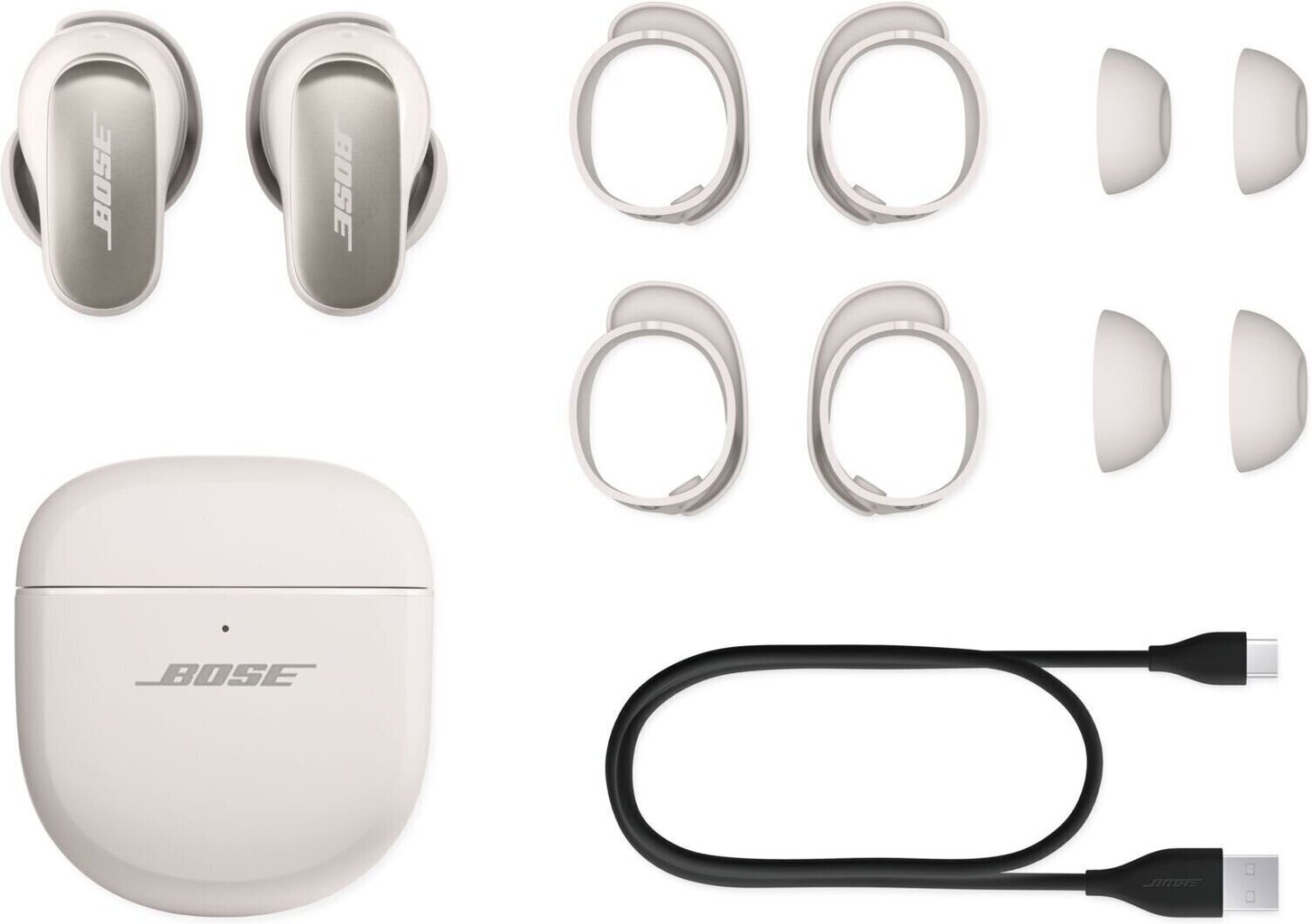 Bose QuietComfort Ultra Earbuds White Smoke hinta ja tiedot | Kuulokkeet | hobbyhall.fi