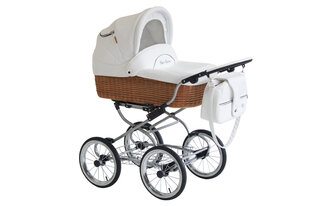 Scarlett Lastenvaunut Baby Fashion 2in1 White hinta ja tiedot | Baby Fashion Vauvatarvikkeet | hobbyhall.fi