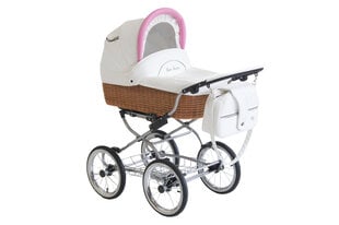 Scarlett Lastenvaunut Baby Fashion 2in1 White / Pink hinta ja tiedot | Baby Fashion Lapset | hobbyhall.fi