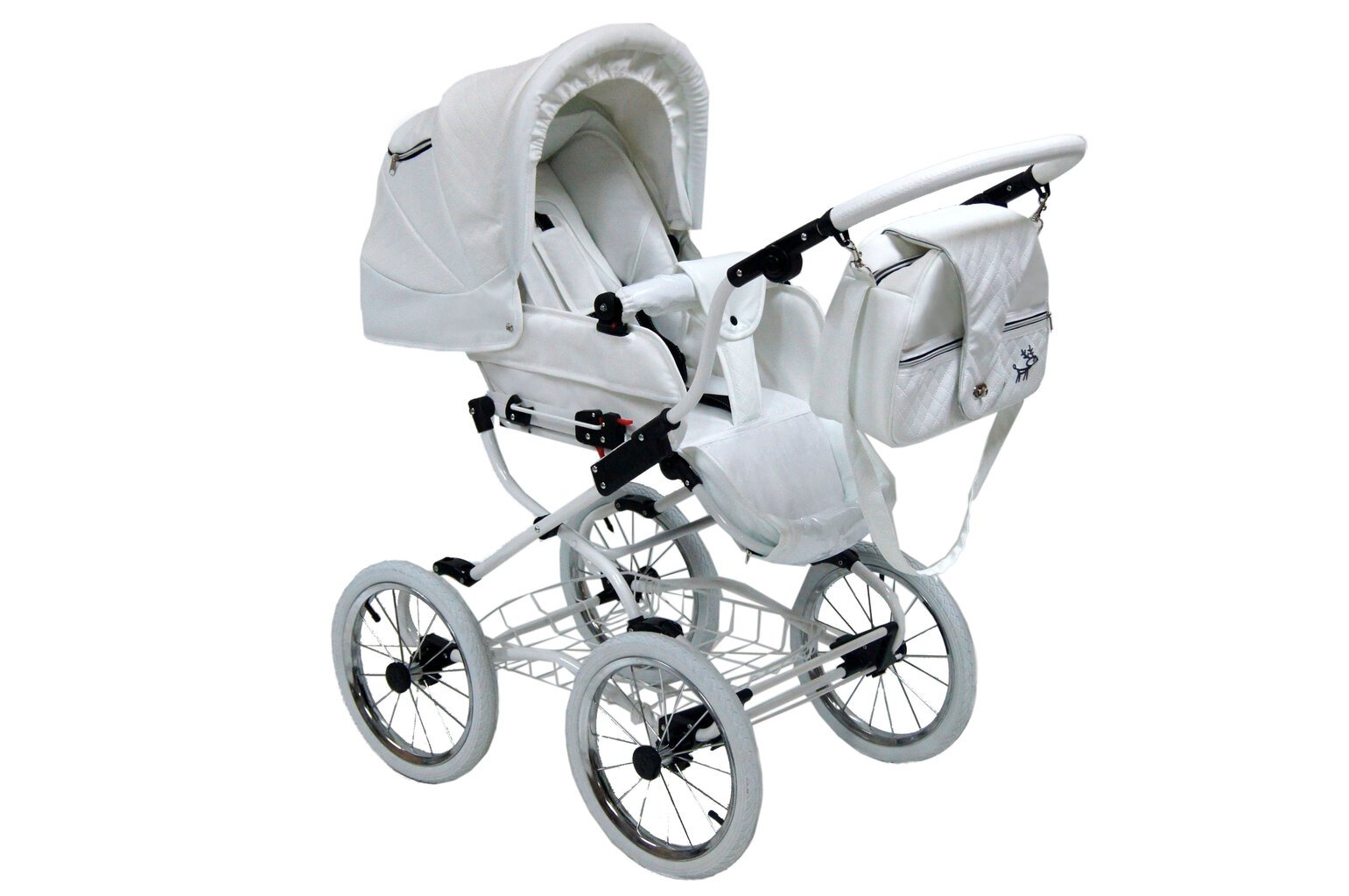 Scarlett Lastenvaunut Baby Fashion 3in1 White hinta ja tiedot | Vaunut ja rattaat | hobbyhall.fi