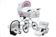 Scarlett Lastenvaunut Baby Fashion 3in1 White hinta ja tiedot | Vaunut ja rattaat | hobbyhall.fi