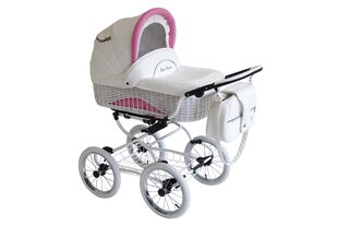 Scarlett Lastenvaunut Baby Fashion 3in1 White / Pink hinta ja tiedot | Baby Fashion Lastenvaunut ja rattaat | hobbyhall.fi