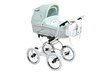 Scarlett Lastenvaunut Baby Fashion 3in1 White / Mint hinta ja tiedot | Vaunut ja rattaat | hobbyhall.fi