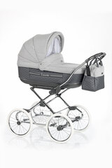 Lastenvaunut Roan Marita Prestige 3in1 Grey hinta ja tiedot | Vaunut ja rattaat | hobbyhall.fi