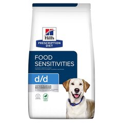 Hills Prescription Diet Canine d/d koirille ankka ja riisi, 4 kg hinta ja tiedot | Koiran kuivaruoka | hobbyhall.fi
