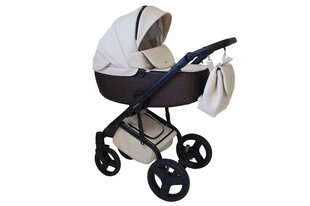 Lastenvaunut STILO Baby Fashion 3in1 Beige hinta ja tiedot | Baby Fashion Vauvatarvikkeet | hobbyhall.fi